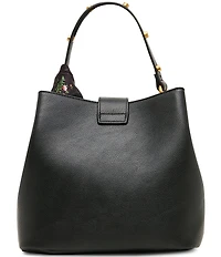 Betsey Johnson Unbridaled Horse Embroidered Turnlock Bucket Bag