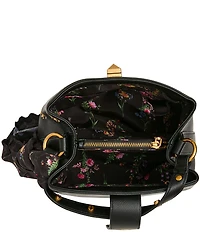 Betsey Johnson Unbridaled Horse Embroidered Turnlock Bucket Bag