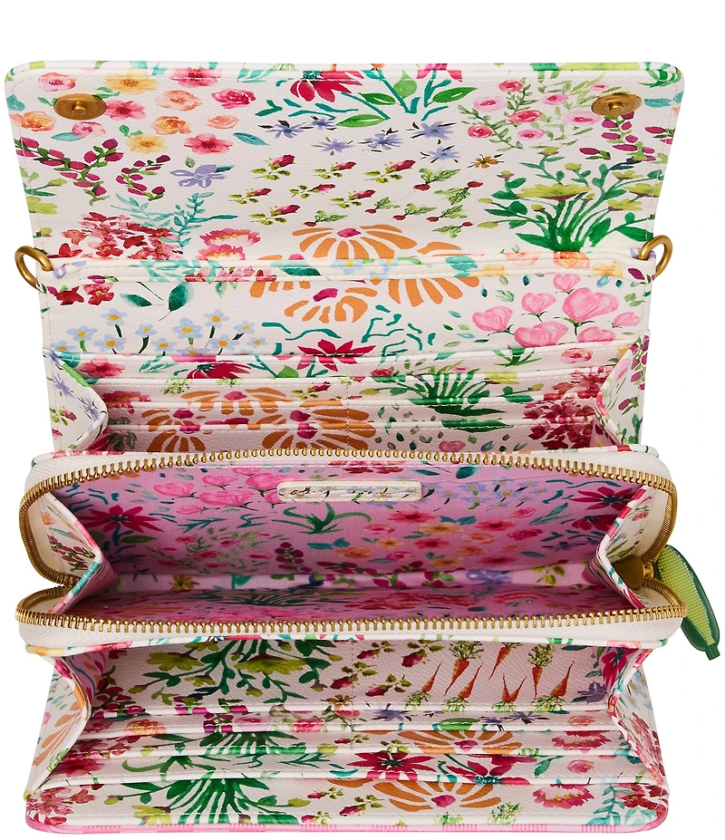 Betsey Johnson Veggie Patch Wallet Crossbody Bag