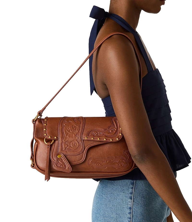 Betsey Johnson We Ride At Dawn Horse Saddle Western Shoulder Bag