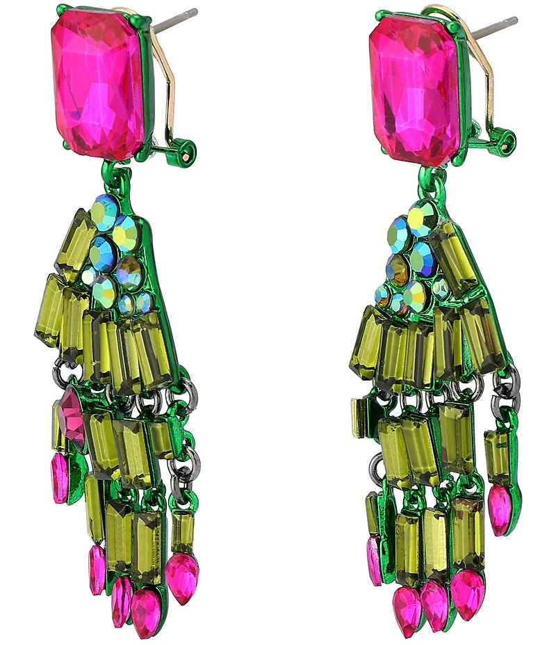 Betsey Johnson Witch Hands Chandelier Earrings