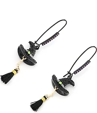 Betsey Johnson Witch Hat Dangle Drop Earrings
