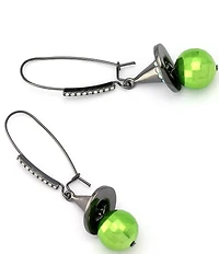 Betsey Johnson Witch Hat Disco Ball Dangle Drop Earrings
