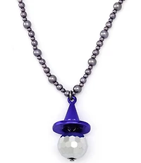 Betsey Johnson Witch Hat Disco Ball Pendant Short Multi-Strand Necklace