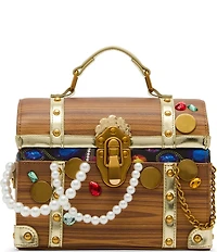 Betsey Johnson X Marks The Spot Treasure Chest Satchel Bag
