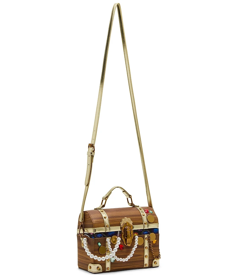Betsey Johnson X Marks The Spot Treasure Chest Satchel Bag