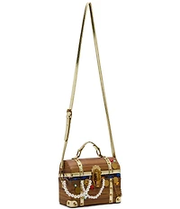 Betsey Johnson X Marks The Spot Treasure Chest Satchel Bag