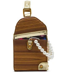 Betsey Johnson X Marks The Spot Treasure Chest Satchel Bag