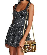 Betsey Johnson X Marks The Spot Treasure Chest Satchel Bag
