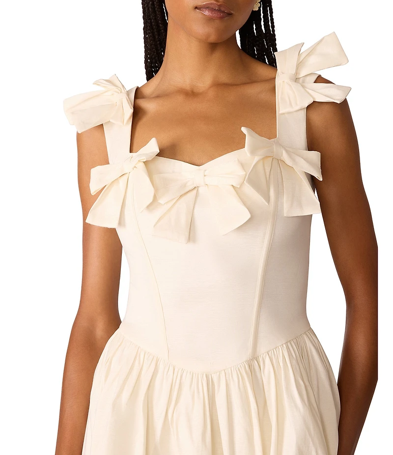 Betsey Johnson x Paris Hilton Bow Neck Mini Dress