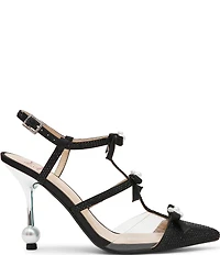 Betsey Johnson x Paris Hilton Everr Bow Embellished Pearl Detail Pumps