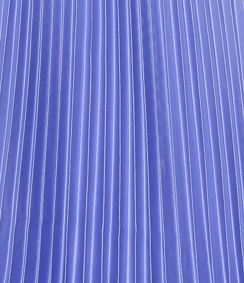 Betsy & Adam Long Charmeuse Cowl Halter Neck Sleeveless Pleated Dress