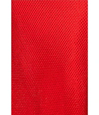 Betsy & Adam Mesh Rhinestone Halter Neck Sleeveless Sheath Gown