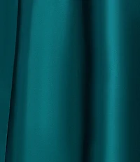 Betsy & Adam Off-The-Shoulder Mikado A-Line Gown