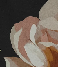 Betsy & Adam Satin Floral Knot Halter Neck Dress