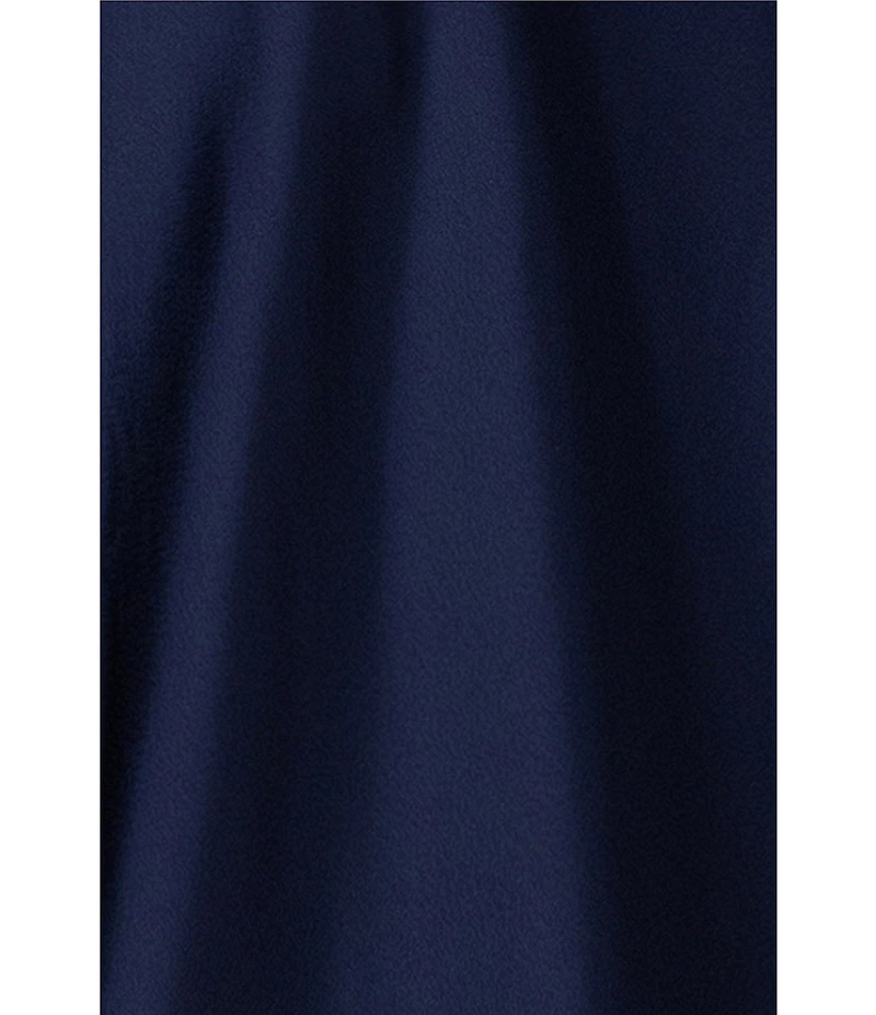 Betsy & Adam Satin Knot Halter Neck Sleeveless Sheath Dress