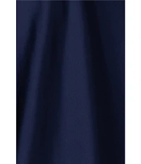 Betsy & Adam Satin Knot Halter Neck Sleeveless Sheath Dress