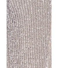 Betsy & Adam Sequin Strapless Neck Sleeveless Sheath Gown