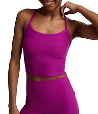 Beyond Yoga Spacedye Scoop Neck Sleeveless Slim Racerback Cropped Tank