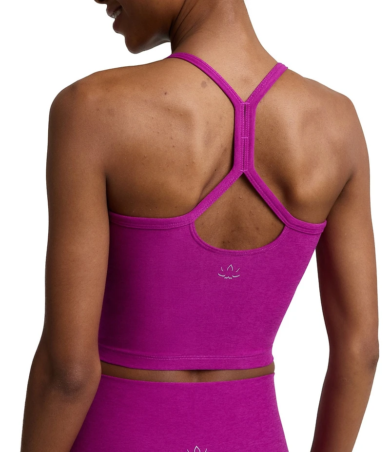 Beyond Yoga Spacedye Scoop Neck Sleeveless Slim Racerback Cropped Tank