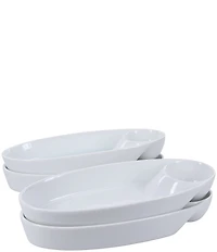 BIA Cordon Bleu Classic Collection Oval Chip N' Dip, Set of 4