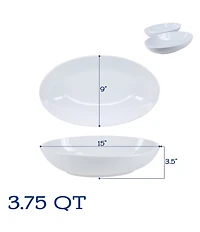BIA Cordon Bleu Classic Collection Oval Serving Bowl, Set of 2