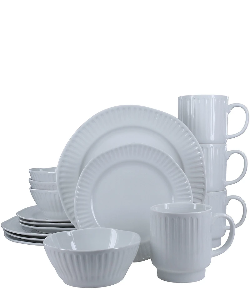 BIA Cordon Bleu Colonnade Blanco 16-Piece Dinnerware Set