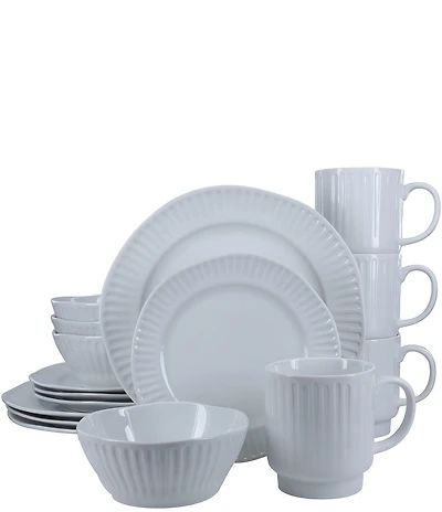 BIA Cordon Bleu Colonnade Blanco 16-Piece Dinnerware Set