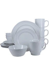 BIA Cordon Bleu Colonnade Blanco 16-Piece Dinnerware Set