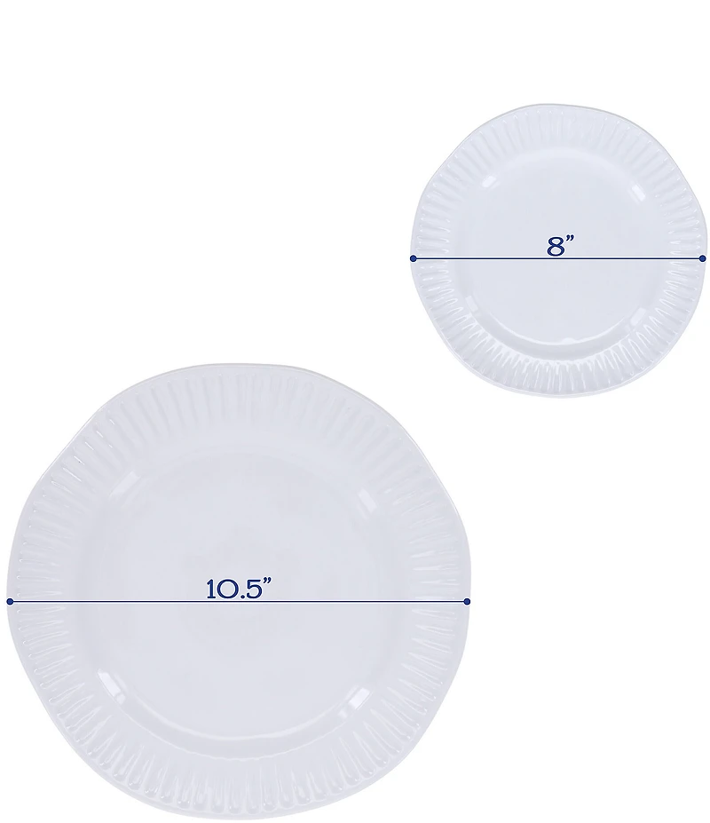 BIA Cordon Bleu Colonnade Blanco 16-Piece Dinnerware Set