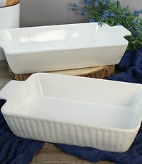 BIA Cordon Bleu Colonnade Blanco 2-Piece Baker Set