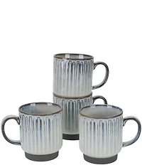 BIA Cordon Bleu Colonnade Mugs, Set of 4