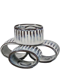 BIA Cordon Bleu Colonnade Napkin Rings, Set Of 4
