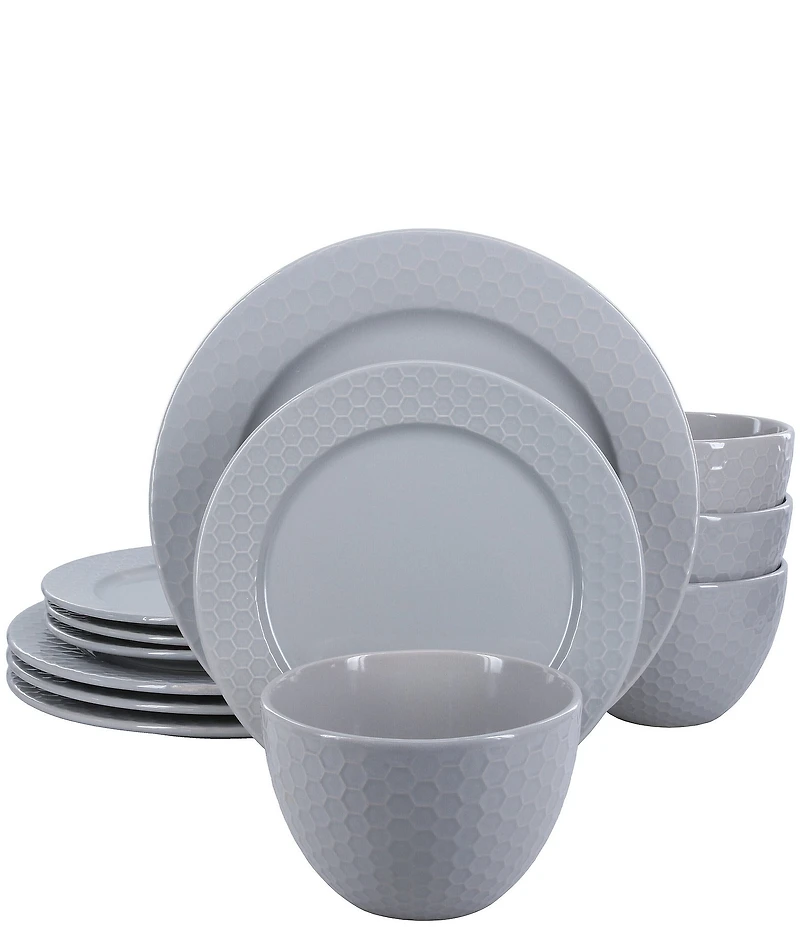 BIA Cordon Bleu Honeycomb 12-Piece Dinnerware Set