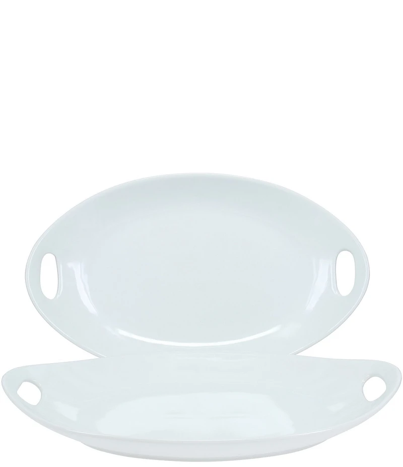 BIA Cordon Bleu Oval Platters with Handle, Set of 2