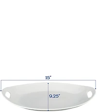 BIA Cordon Bleu Oval Platters with Handle, Set of 2