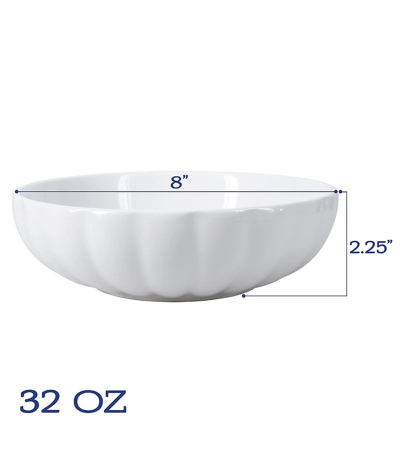 Bia Cordon Bleu Petal Collection Dinner Bowl, Set of 8