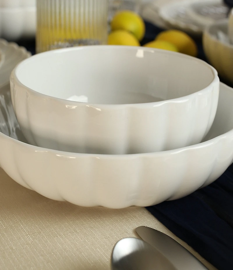Bia Cordon Bleu Petal Collection Dinner Bowl, Set of 8