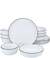 BIA Cordon Bleu Silhouette 12-Piece Dinnerware Set, Service for 4