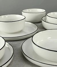 BIA Cordon Bleu Silhouette 12-Piece Dinnerware Set, Service for 4