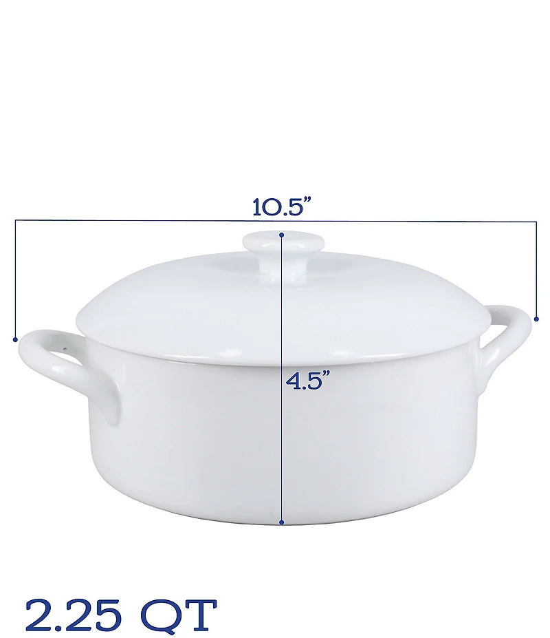 BIA Cordon Bleu Taos Round Covered Casserole Dish
