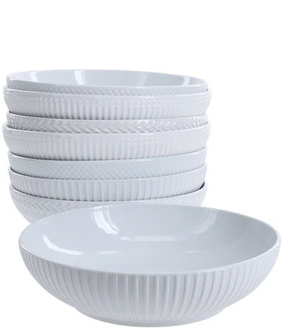 BIA Cordon Bleu Textured Pasta Bowls, Set of 8