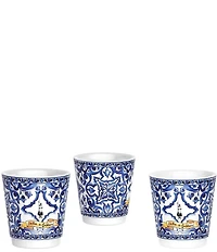 Bialetti x Dolce & Gabbana Blu Mediterraneo Moka Express Coffee Maker Boxed Set, 3 Cup