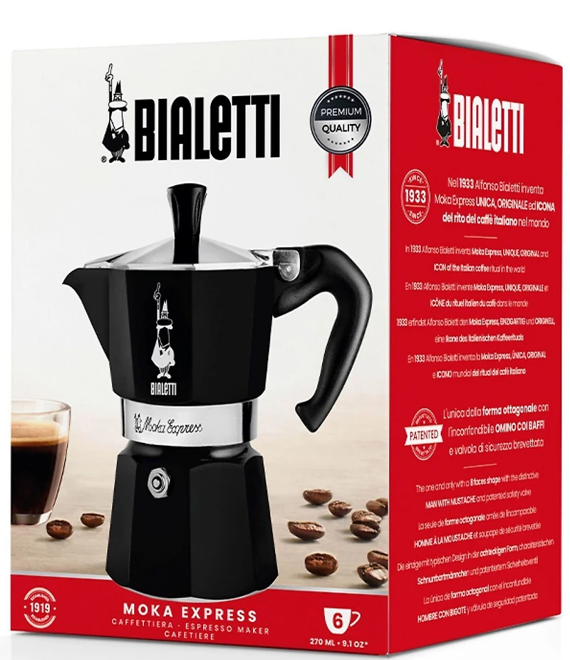 Bialetti Solid Moka Express Coffee Maker