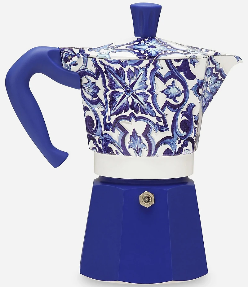 Bialetti x Dolce & Gabbana Blu Mediterraneo Moka Express Coffee Maker