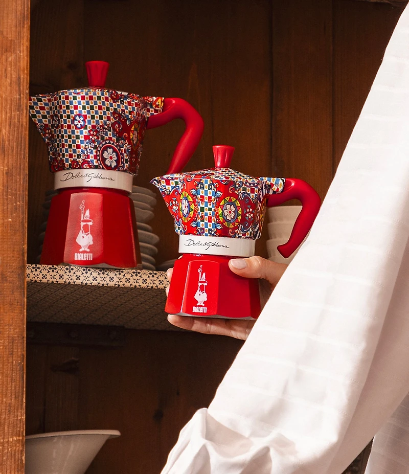 Bialetti x Dolce & Gabbana Sicilian Cart Moka Express Coffee Maker, 6 Cup