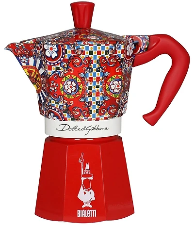 Bialetti x Dolce & Gabbana Sicilian Cart Moka Express Coffee Maker, 6 Cup