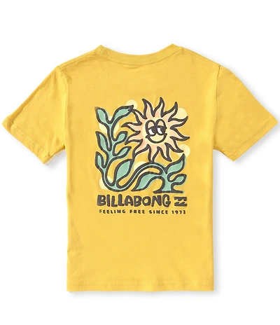 Billabong Big Boys Short Sleeve Peace Flower Tee