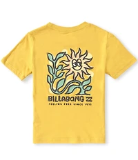 Billabong Big Boys Short Sleeve Peace Flower Tee
