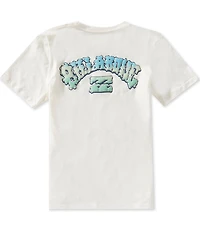 Billabong Big Boys Short Sleeve Wax Arch T-Shirt